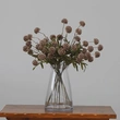 Retro 5 heads artificial dandelion and chrysanthemum ball bouquets for home wedding decoration