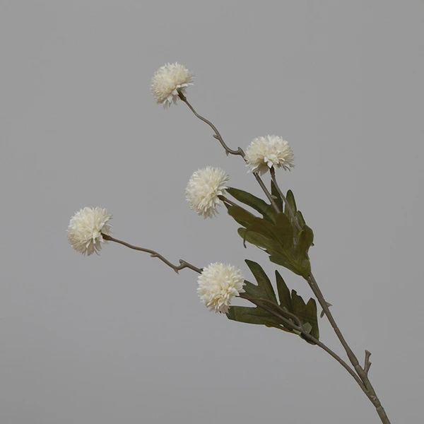 Retro 5 heads artificial dandelion and chrysanthemum ball bouquets for home wedding decoration