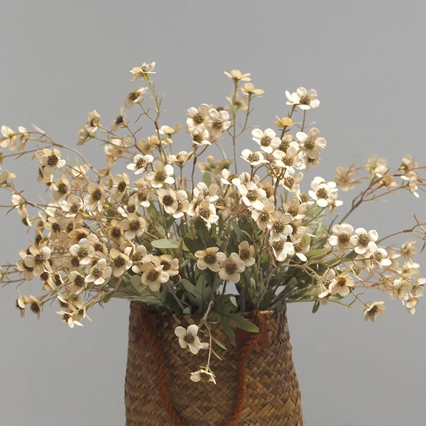 High simulated 15 heads retro plum blossoms for home wedding decoration