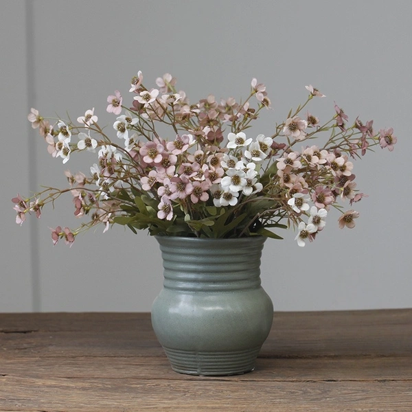 High simulated 15 heads retro plum blossoms for home wedding decoration