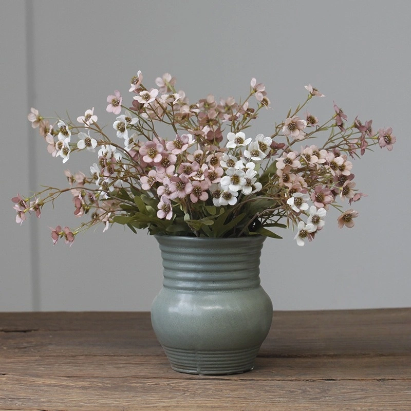 High simulated 15 heads retro plum blossoms for home wedding decoration