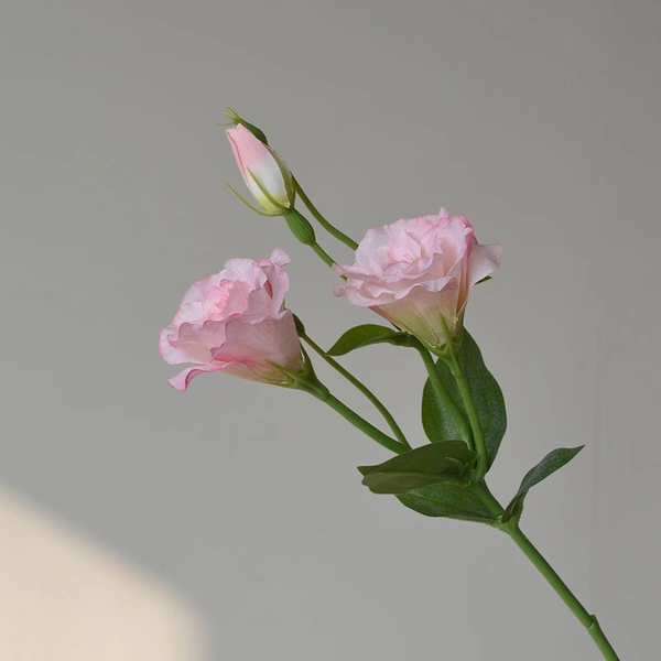 High quality artificial eustoma grandiflorum roses silk simulation flowers home wedding garden home party decoration
