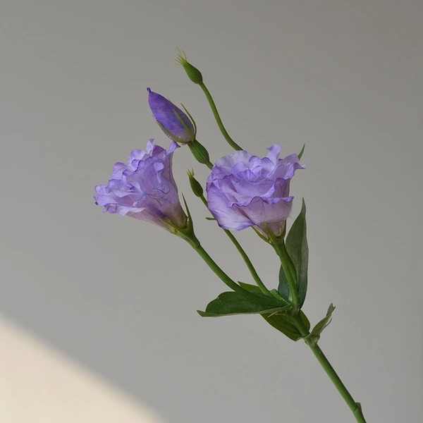 High quality artificial eustoma grandiflorum roses silk simulation flowers home wedding garden home party decoration