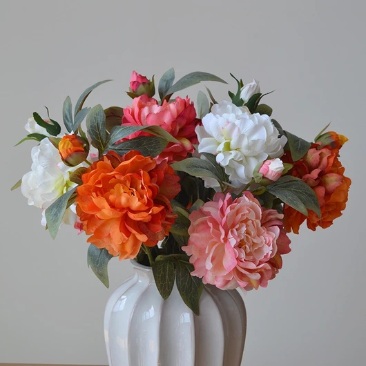 Simulated retro peony flower for home party wedding event decoration CBFGMD