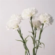 Moisturizing latex carnation artificial real touch silk flower Mother’s Day bouquet gift wedding home party decor