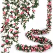 Artificial Rose Vine Artificial Decorative Plant Silk Flowers         