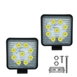 4inch 18W 27W 48W Off road Car 4WD Truck Tractor Boat Trailer 4x4 SUV ATV 24V 12V Spot LED Light Bar 48W LED Work Light
