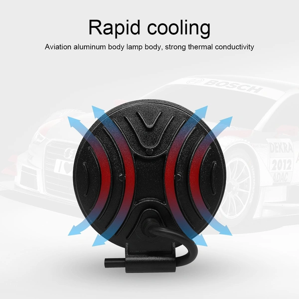 Motorcycle spotlight 42W 6000K 4200LM Circular Waterproof LED Work Light for Off-Road Suv / Boat / 4X4 Jeep / Truck