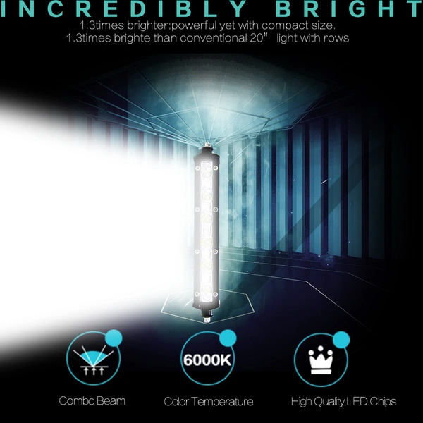 18W Auotmotive cheap aluminum housing auto led light bar for cars 