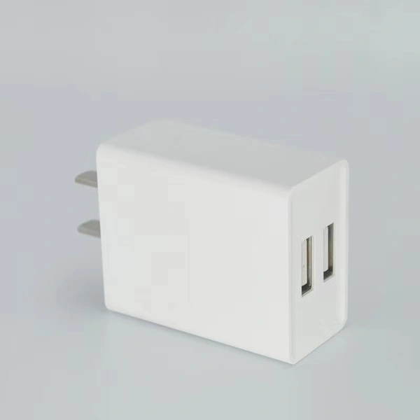 Private mold 5V/2.4A 12W Dual USB output wall charger | Factory price