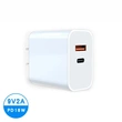 18W QC / 20W PD  wall charger dual USB output Factory Wholesale