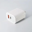 18W QC / 20W PD  wall charger dual USB output Factory Wholesale