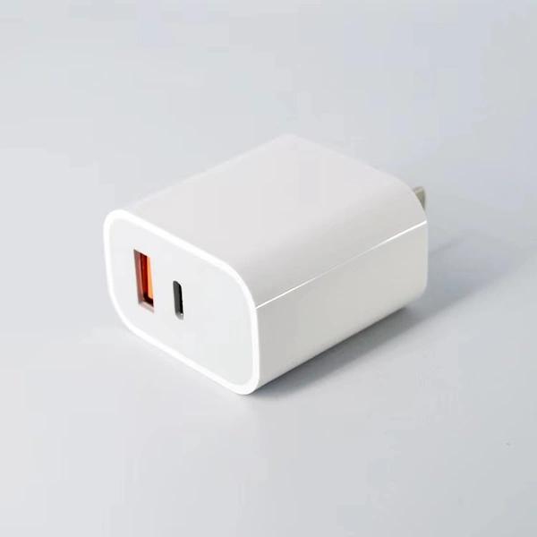 18W QC / 20W PD  wall charger dual USB output Factory Wholesale