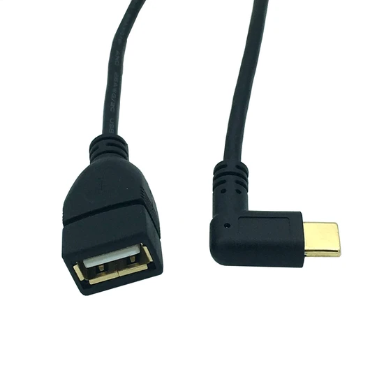 Gold Plated USB-C 3.1 Male to USB A Femal OTG cable  0.25m