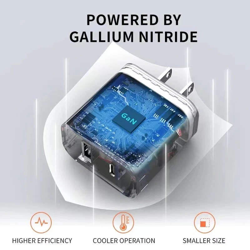 30W Dual port PD QC USB type c Wall Charger