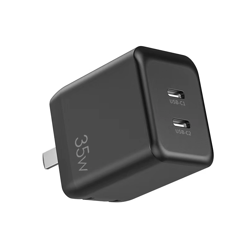 High quality 35w dual port usb c power adapter factory manufacturer