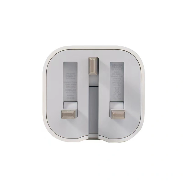 UK 3pin plug orginal cube charger Type C fast charging PD 20W charger