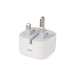 UK 3pin plug orginal cube charger Type C fast charging PD 20W charger