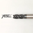 carbide end mill 4 flutes square flat