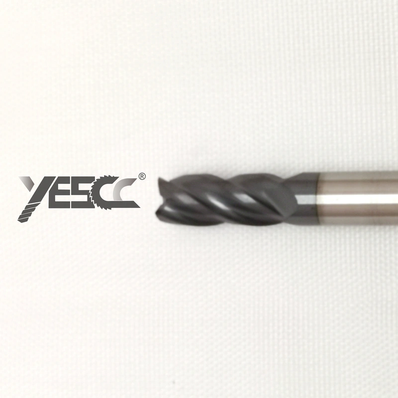 carbide end mill 4 flutes square flat
