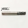 carbide end mill 4 flutes square flat