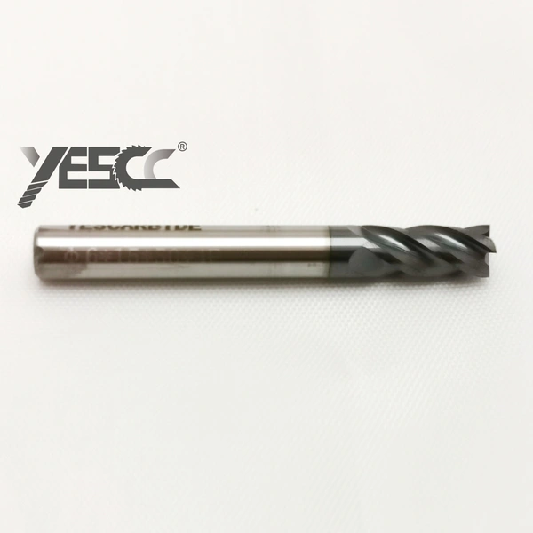 carbide end mill 4 flutes square flat