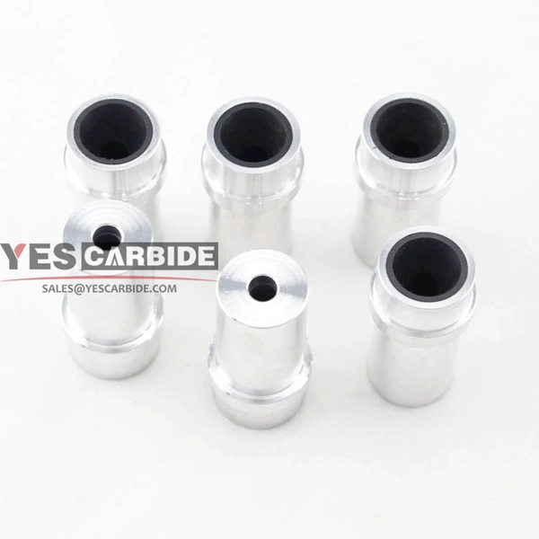 Boron Carbide Straight Bore Nozzles with aluminum jacket