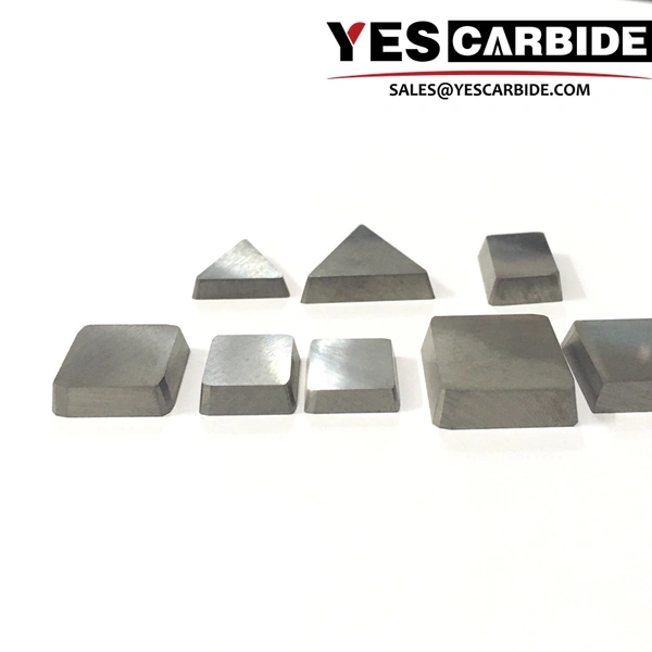 Tungsten carbide indexable milling tips