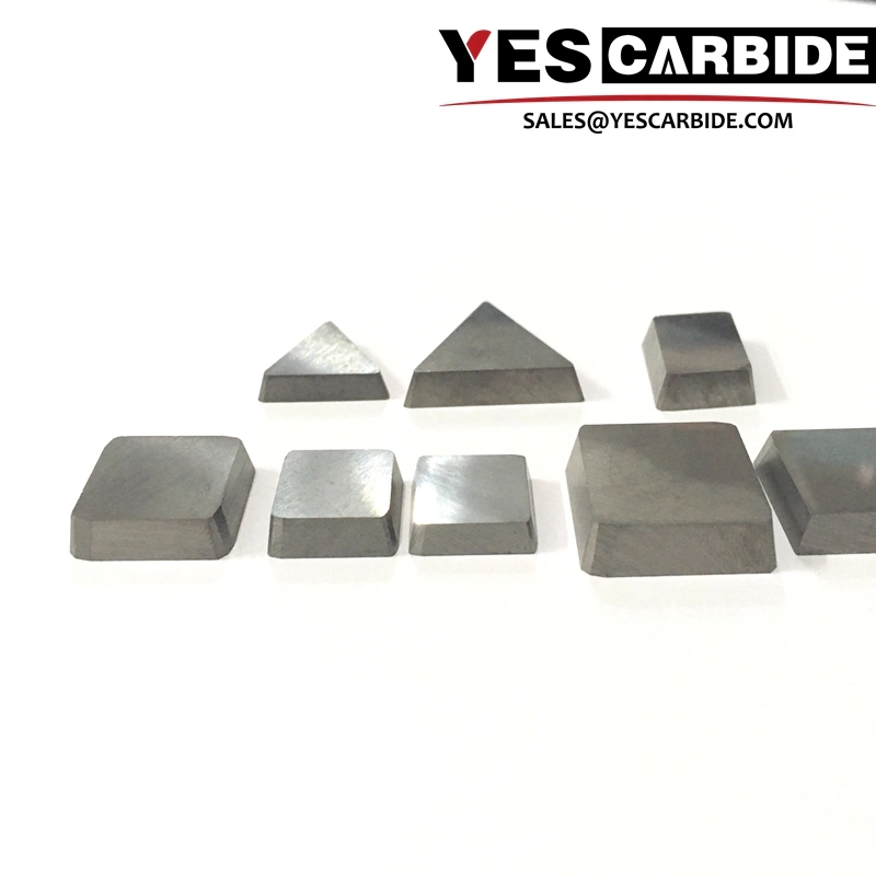 Tungsten carbide indexable milling tips
