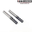 carbide end mill 4 flutes square flat