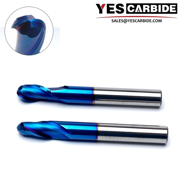 tungsten carbide ball nose end mills HRC65