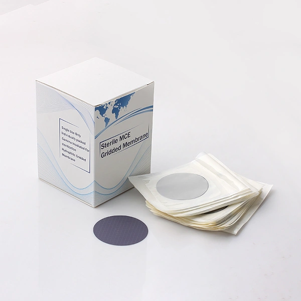 MCE Gridded Membrane Filter: 0.45um, 47mm, for Microbial Analysis & Sterility Testing