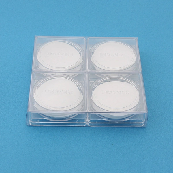 مرشح غشاء PVDF كاره للماء 0.22 ميكرومتر و0.45 ميكرومتر — 47 مم