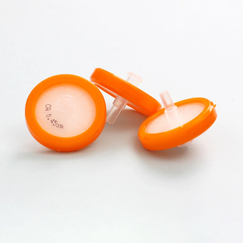 Filtro de jeringa CA: opciones estériles con baja unión a proteínas