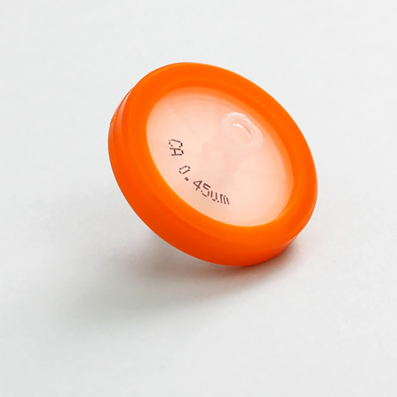 Filtro de jeringa CA: opciones estériles con baja unión a proteínas