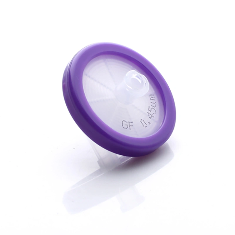 Filtro de jeringa de fibra de vidrio (GF) — Prefiltro de alto flujo