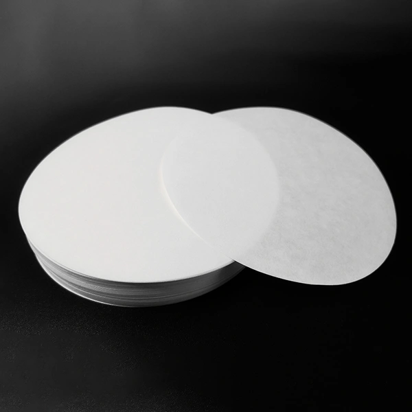 Papel de filtro cualitativo: celulosa de grado de laboratorio con bajo contenido de cenizas