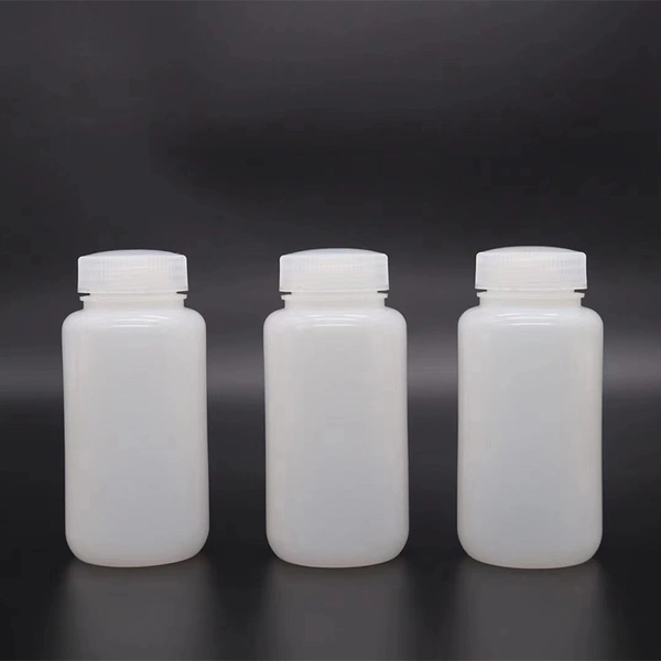زجاجات الكواشف البلاستيكية المصنوعة من مادة البولي إيثيلين عالي الكثافة - مقاومة للمواد الكيميائية، للاستخدام في المختبر