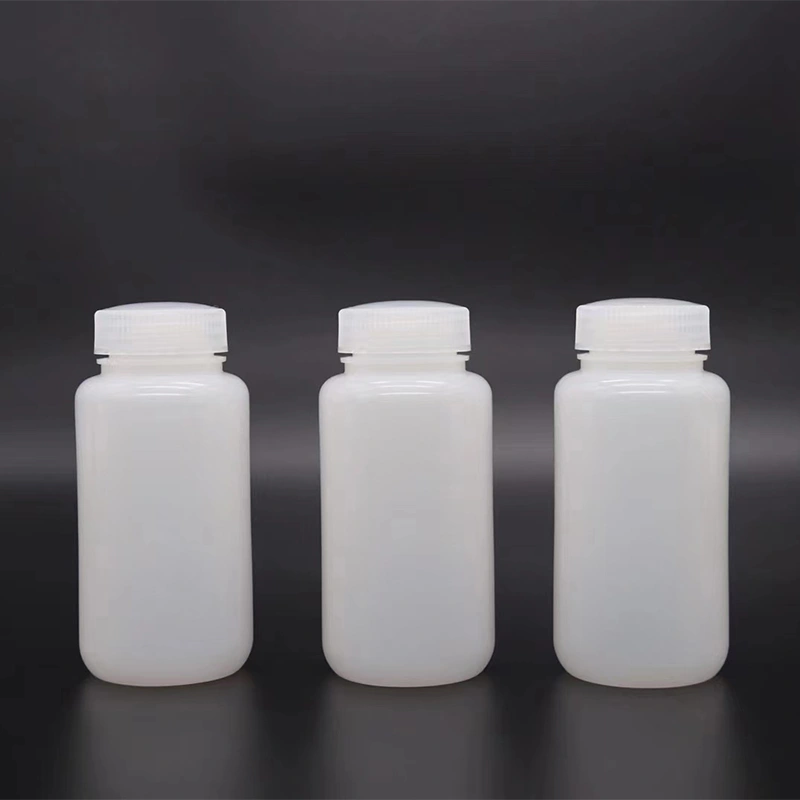 زجاجات الكواشف البلاستيكية المصنوعة من مادة البولي إيثيلين عالي الكثافة - مقاومة للمواد الكيميائية، للاستخدام في المختبر