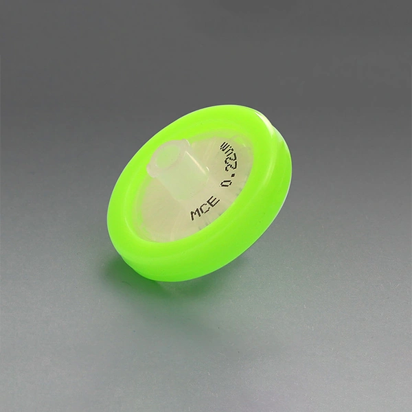 Filtro de jeringa MCE: alto flujo, análisis microbiológico