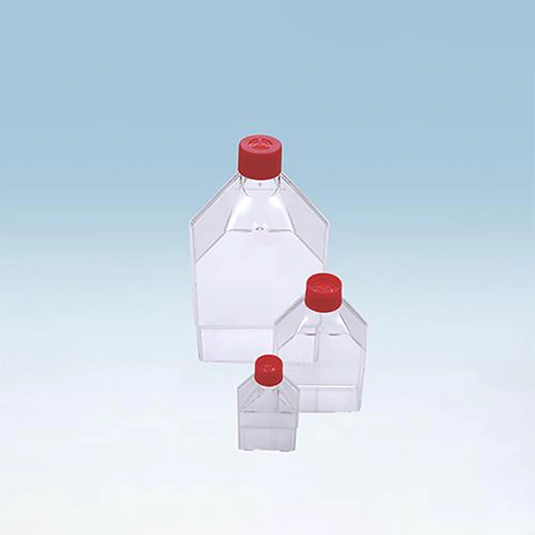 قوارير زراعة الخلايا المعقمة: غطاء مرشح، غير مسبب للحمى، للخلايا الحساسة