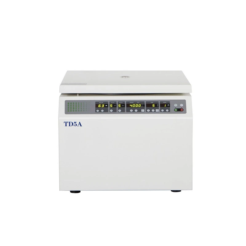 أجهزة الطرد المركزي السريرية منخفضة السرعة: قفل غطاء أمان، وقادرة على احتواء المواد البيولوجية