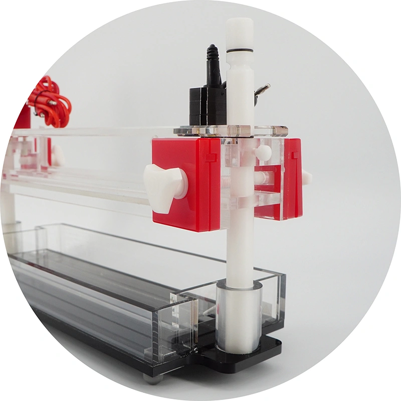 تسلسل الحمض النووي باستخدام هلام الأجاروز: جهاز تسلسل لطرق التسلسل اليدوية