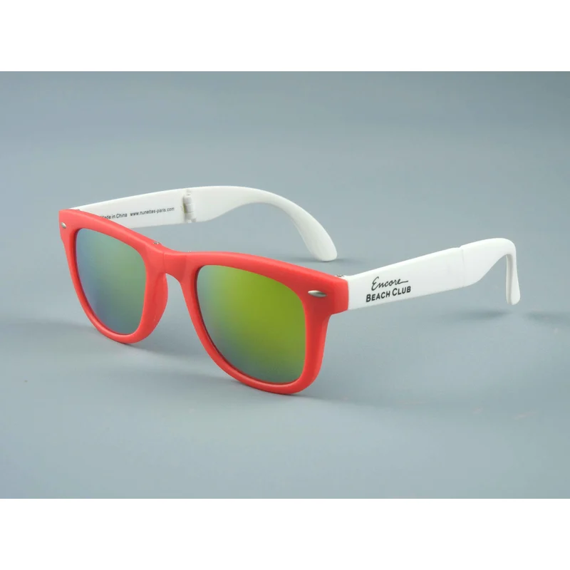 China Customized Folding Sunglasses With Logo 