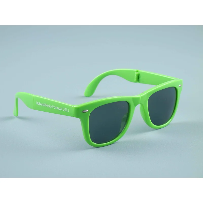 China Customized Folding Sunglasses With Logo 