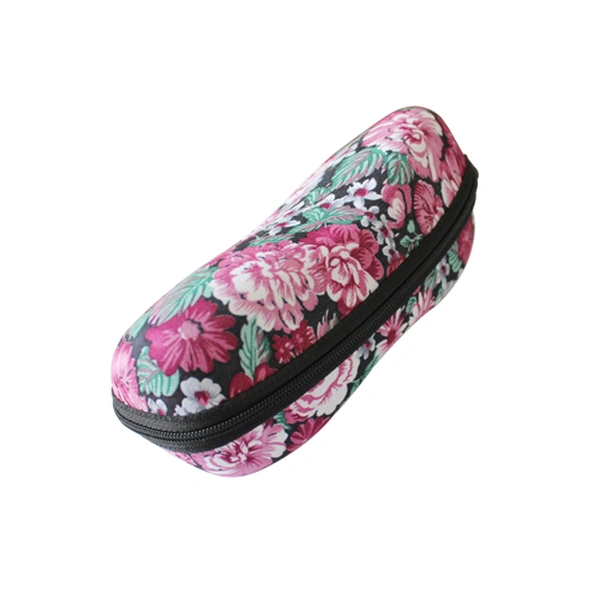 China Flower Print Glasses case Suppliers 