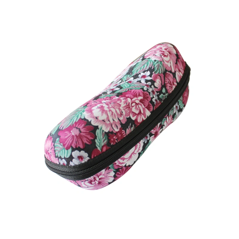 China Flower Print Glasses case Suppliers 