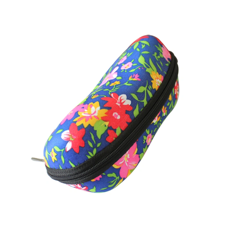 China Flower Print Glasses case Suppliers 