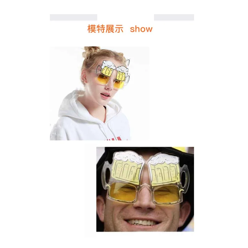 Beer Party Sunglasses Cheers Celebration Glasses