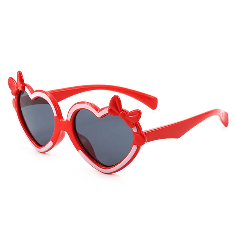 Heart Shape Silicon Toddler Sunglasses -Factory Direct Wholesale